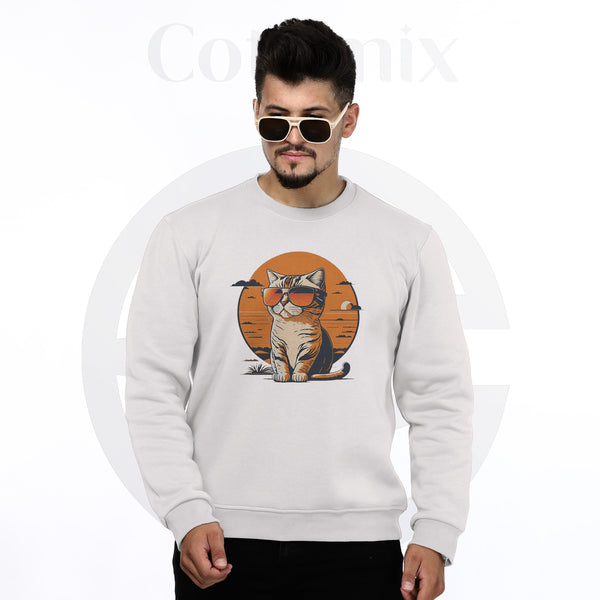 Men's Sweatshirt - Cat